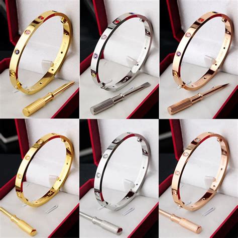 dhgate cartier love bracelet|Luxury CZ Stone Screwdriver Screw Bracelet For Women And Men  .